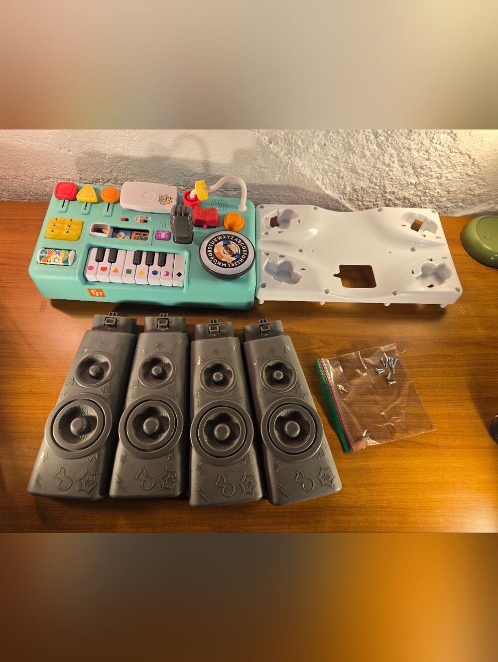 Fisher-Price Baby Toddler Toy Laugh Learn Mix Learn DJ Table FOR PARTS ONLY
